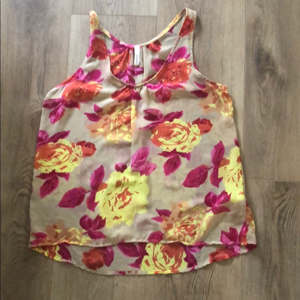 Tyche size small floral tank